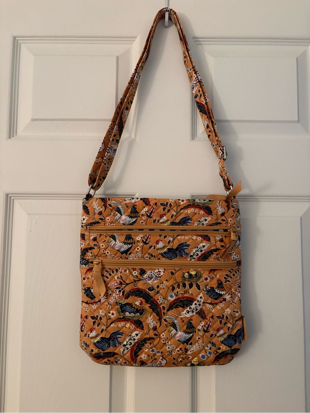 Vera Bradley Triple Zip Hipster in French Hens